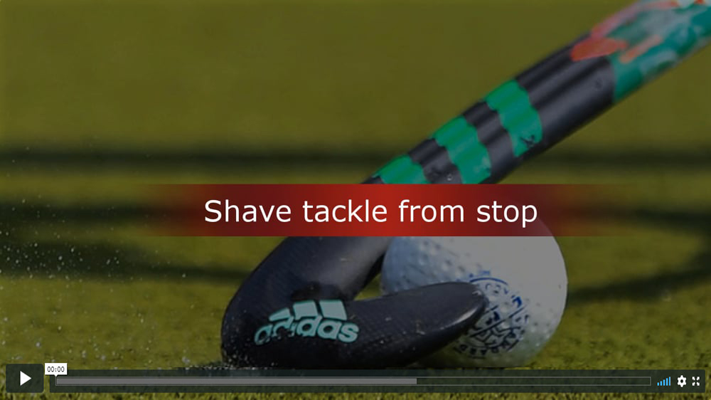 Shave tackle from stop