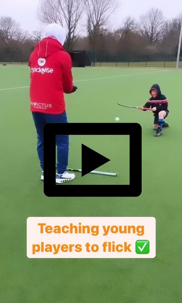 Teaching young players to flick