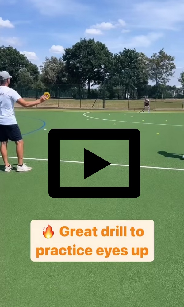 Drill to coach vision on the ball