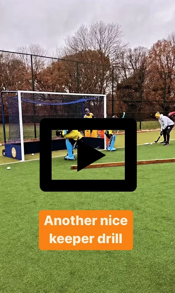 Another nice goalkeeper drill